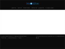 Tablet Screenshot of innovatumcap.com